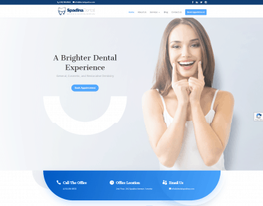 Spadina Dental Dentist Office Spadina Tronto Ontario Canada
