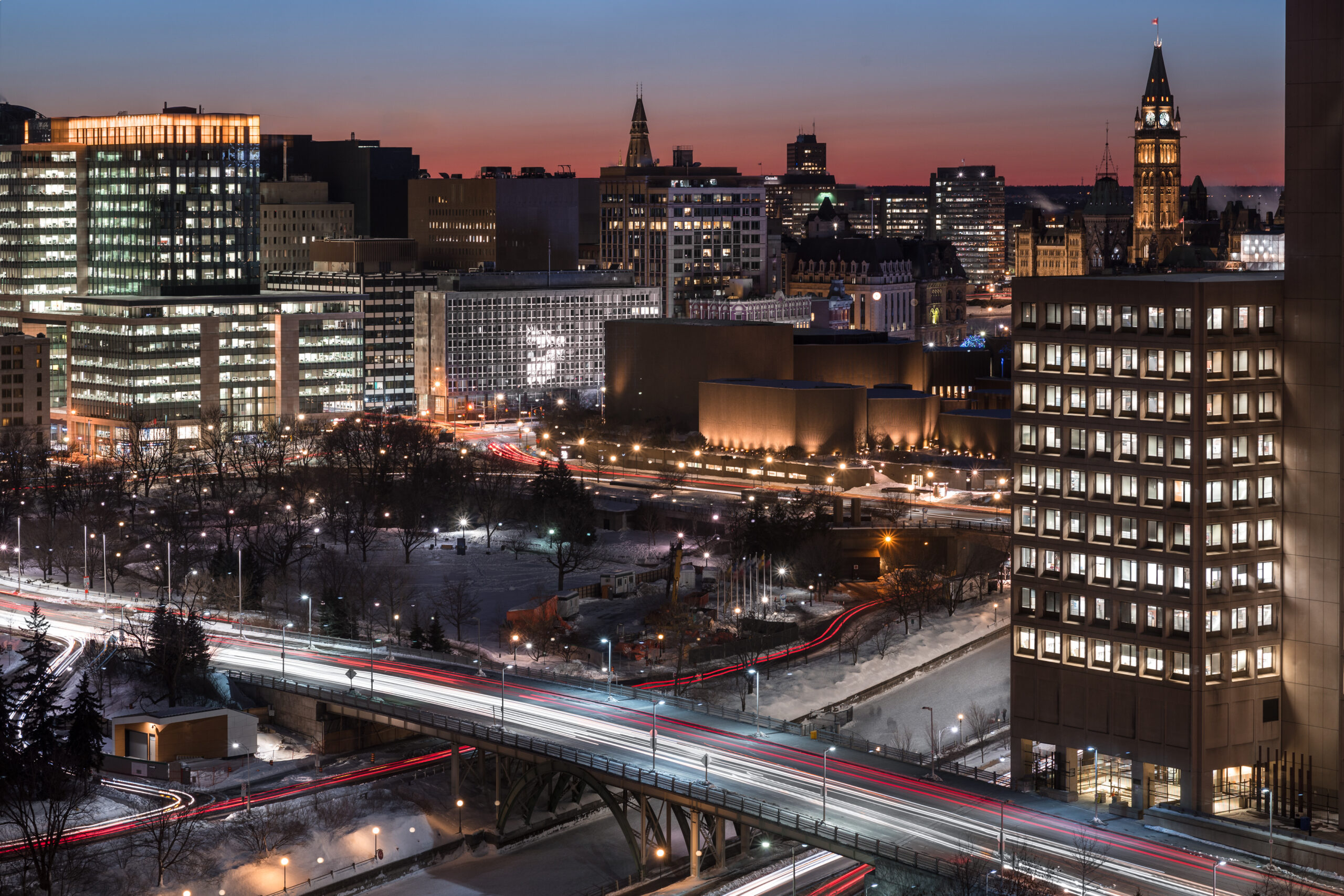 Ottawa Skyline at Sunset Canadian Business Directory