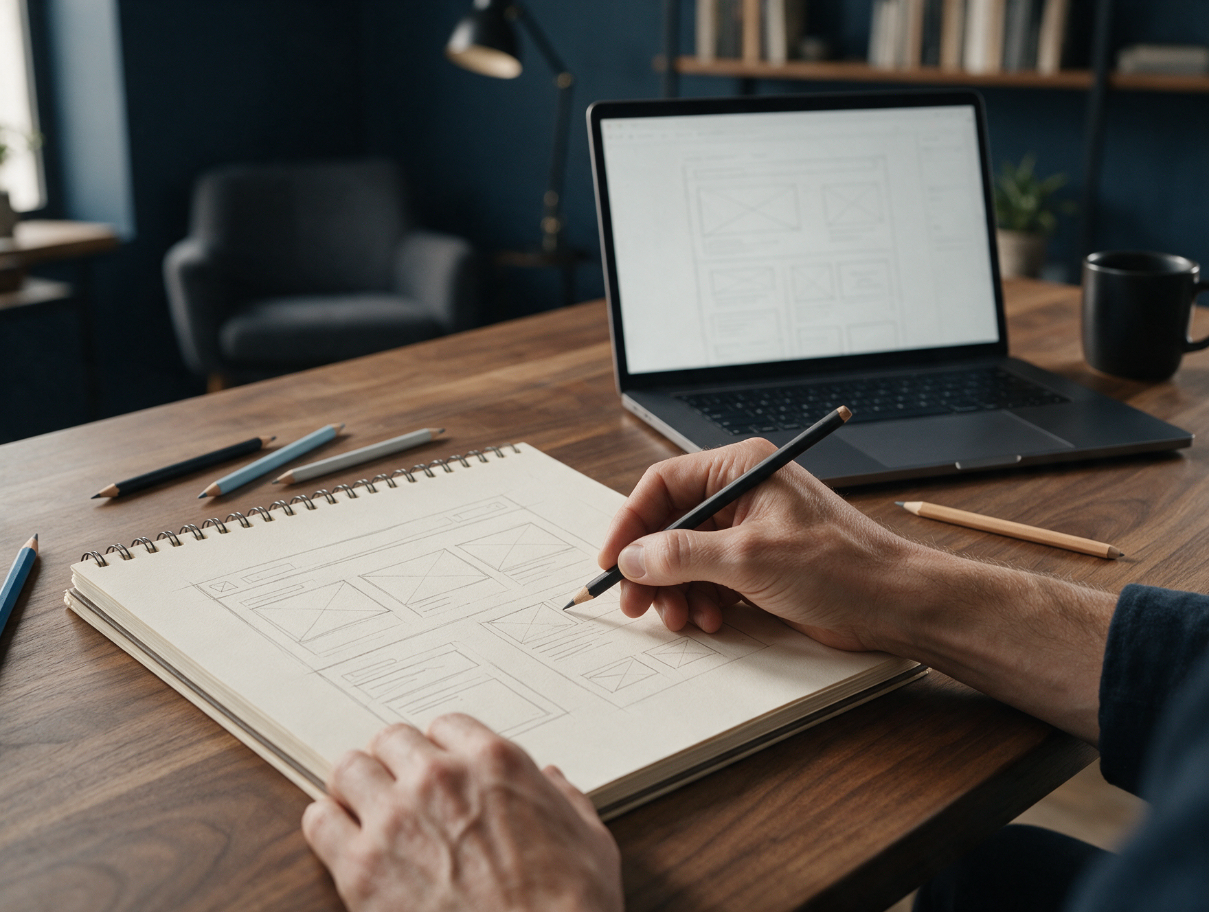 TheWebPro digital studio workspace